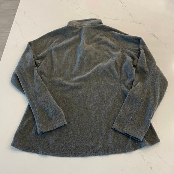 The North Face Gray Women's Quarter Zip Pullover Fleece Sweatshirt Medium - Picture 2 of 6